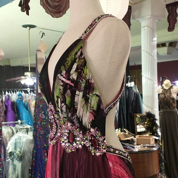 Argoli evening gown multi color - Picture 4 of 9